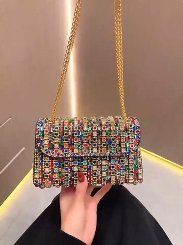 Sparkly evening bag - sparkly,